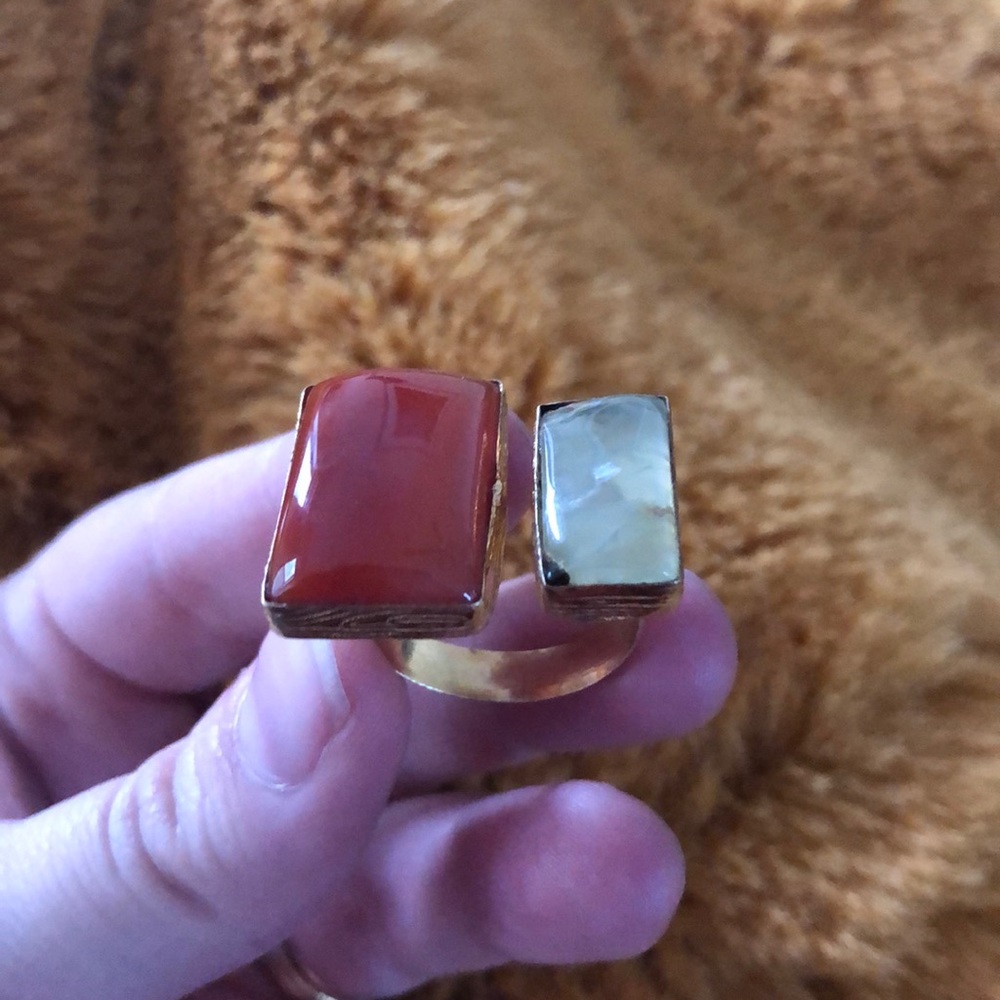 Handmade Natural Stone Ring